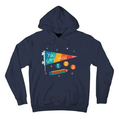 Cute State Testing Day Motivational Teacher You Got This Tall Hoodie