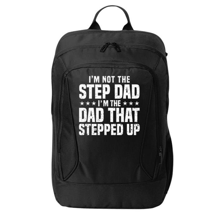 Cool Step Up Dad For Men Father Worlds Best Stepdad Ever City Backpack