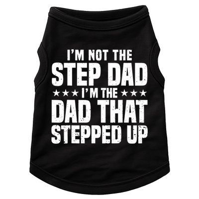 Cool Step Up Dad For Father World's Best Stepdad Ever Doggie Tank