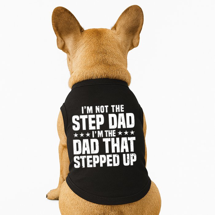 Cool Step Up Dad For Father World's Best Stepdad Ever Doggie Tank