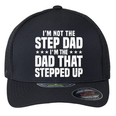Cool Step Up Dad For Father World's Best Stepdad Ever Flexfit Unipanel Trucker Cap