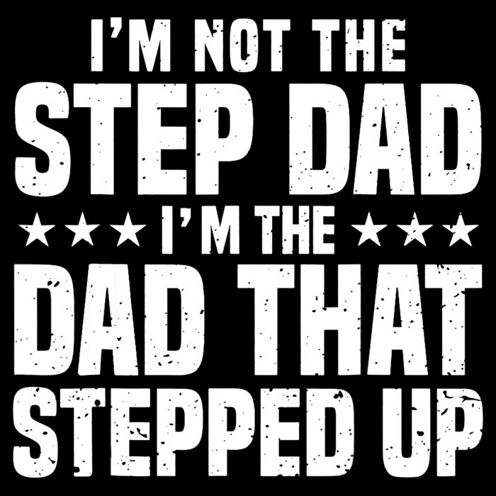 Cool Step Up Dad For Father World's Best Stepdad Ever Full-Length Apron With Pockets