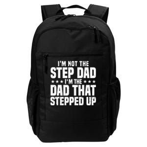 Cool Step Up Dad For Father World's Best Stepdad Ever Daily Commute Backpack