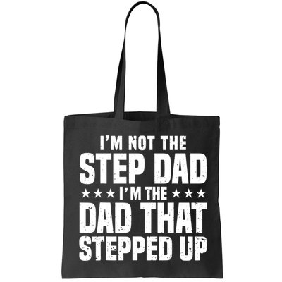 Cool Step Up Dad For Father World's Best Stepdad Ever Bag