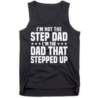 Cool Step Up Dad For Father World's Best Stepdad Ever Tank Top