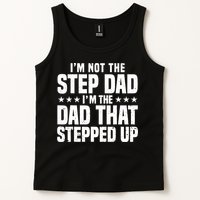 Cool Step Up Dad For Father World's Best Stepdad Ever Tank Top