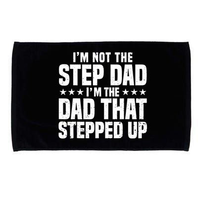 Cool Step Up Dad For Father World's Best Stepdad Ever Microfiber Hand Towel