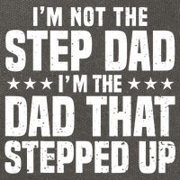 Cool Step Up Dad For Father World's Best Stepdad Ever Cotton Canvas Backpack