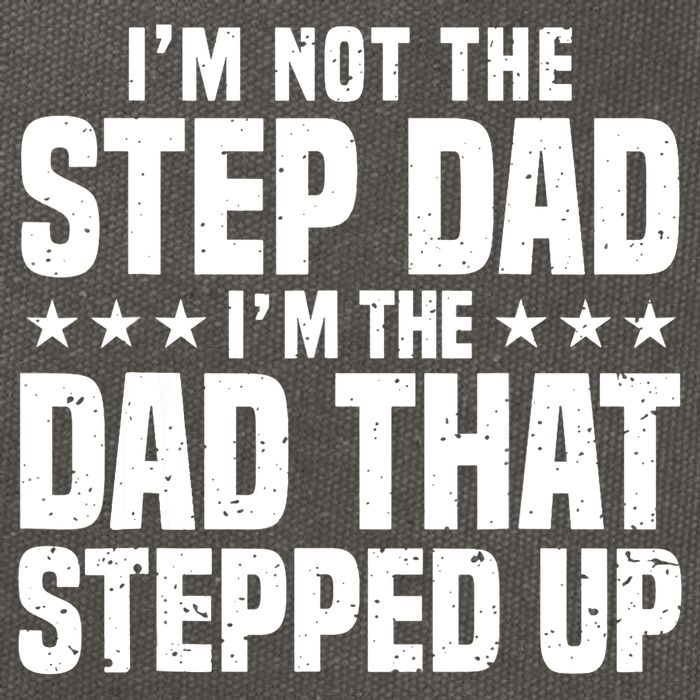 Cool Step Up Dad For Father World's Best Stepdad Ever Cotton Canvas Backpack