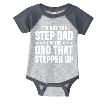 Cool Step Up Dad For Father World's Best Stepdad Ever Infant Baby Jersey Bodysuit