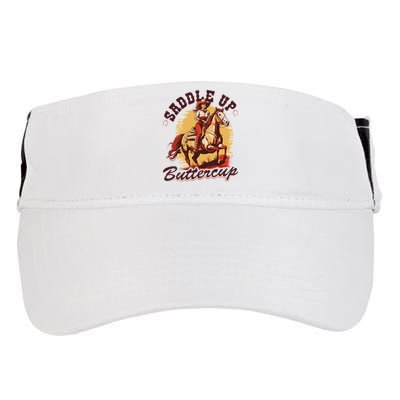 Country Saddle Up Buttercup Bronc Horse Riding Cowgirl Adult Drive Performance Visor