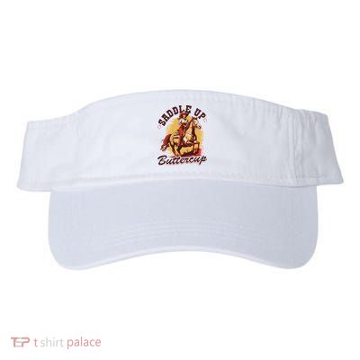 Country Saddle Up Buttercup Bronc Horse Riding Cowgirl Visor