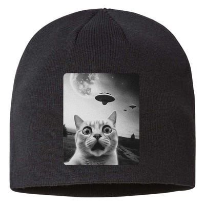 Cat Selfie Ufo Sustainable Beanie