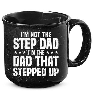 Cool Step Up Dad Father Worlds Best Stepdad Ever 15oz Campfire Ceramic Mug