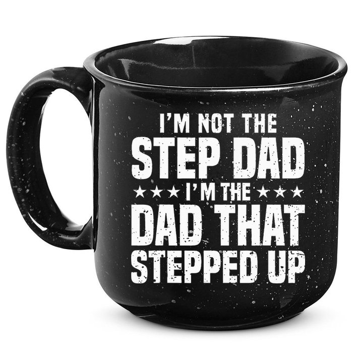 Cool Step Up Dad Father Worlds Best Stepdad Ever 15oz Campfire Ceramic Mug