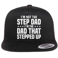 Cool Step Up Dad Father Worlds Best Stepdad Ever Flatbill Hat