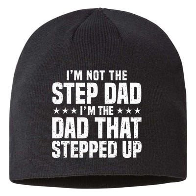 Cool Step Up Dad Father Worlds Best Stepdad Ever Sustainable Beanie