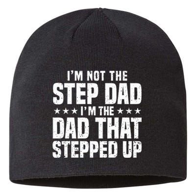 Cool Step Up Dad Father Worlds Best Stepdad Ever Sustainable Beanie