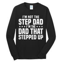Cool Step Up Dad Father Worlds Best Stepdad Ever Tall Long Sleeve T-Shirt