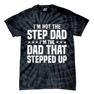 Cool Step Up Dad Father Worlds Best Stepdad Ever Tie-Dye T-Shirt