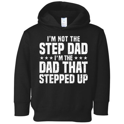 Cool Step Up Dad Father Worlds Best Stepdad Ever Toddler Hoodie