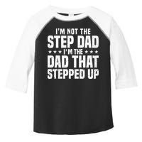 Cool Step Up Dad Father Worlds Best Stepdad Ever Toddler Fine Jersey T-Shirt