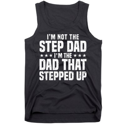 Cool Step Up Dad Father Worlds Best Stepdad Ever Tank Top