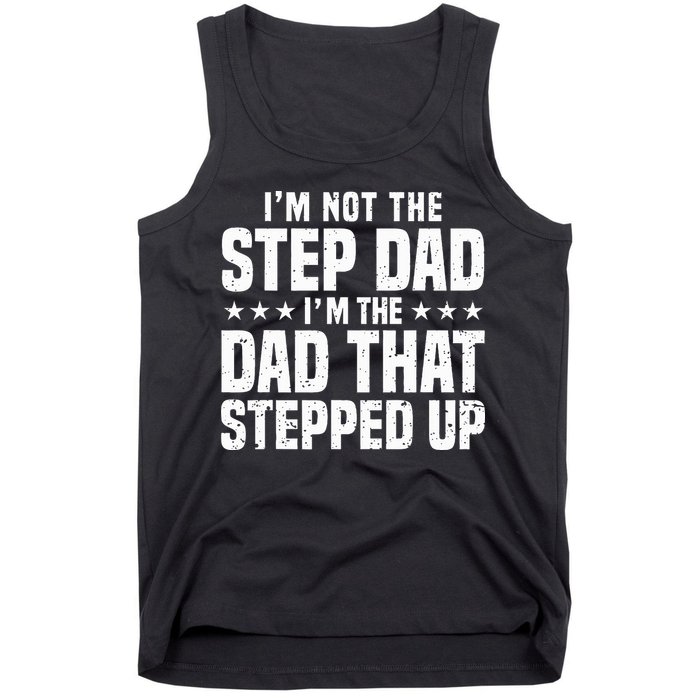 Cool Step Up Dad Father Worlds Best Stepdad Ever Tank Top