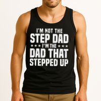 Cool Step Up Dad Father Worlds Best Stepdad Ever Tank Top