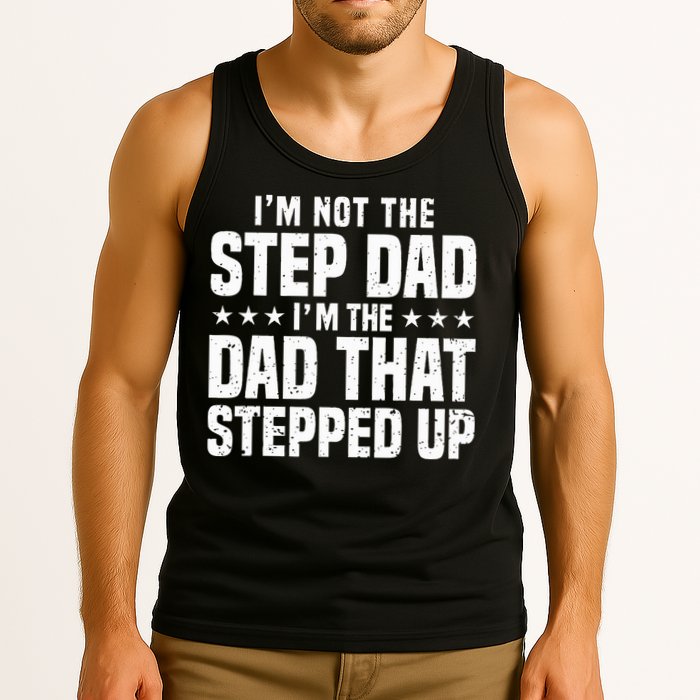 Cool Step Up Dad Father Worlds Best Stepdad Ever Tank Top