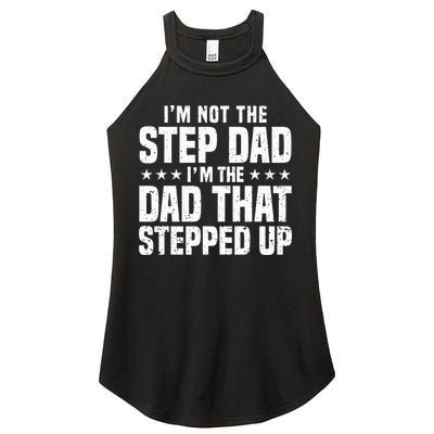 Cool Step Up Dad Father Worlds Best Stepdad Ever Women's Perfect Tri Rocker Tank