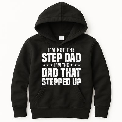 Cool Step Up Dad Father Worlds Best Stepdad Ever Kids Hoodie