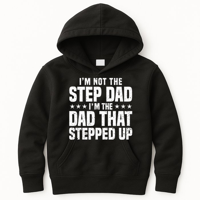 Cool Step Up Dad Father Worlds Best Stepdad Ever Kids Hoodie