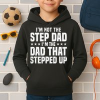 Cool Step Up Dad Father Worlds Best Stepdad Ever Kids Hoodie