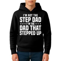 Cool Step Up Dad Father Worlds Best Stepdad Ever Kids Hoodie