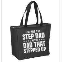 Cool Step Up Dad Father Worlds Best Stepdad Ever Zip Tote Bag