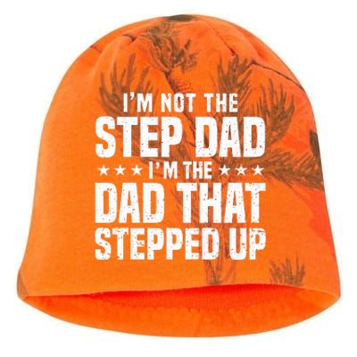 Cool Step Up Dad Father Worlds Best Stepdad Ever Kati - Camo Knit Beanie