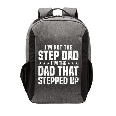 Cool Step Up Dad Father Worlds Best Stepdad Ever Vector Backpack