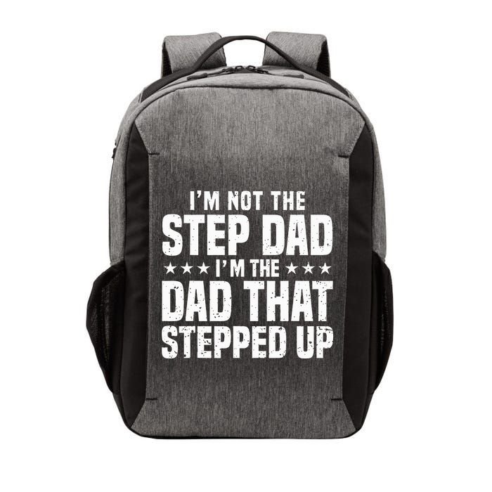 Cool Step Up Dad Father Worlds Best Stepdad Ever Vector Backpack