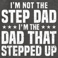 Cool Step Up Dad Father Worlds Best Stepdad Ever Vector Backpack