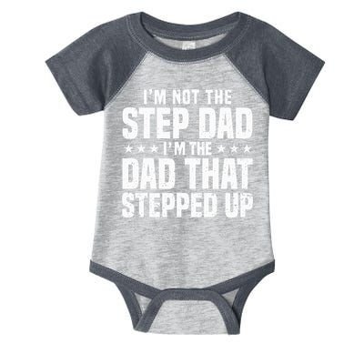 Cool Step Up Dad Father Worlds Best Stepdad Ever Infant Baby Jersey Bodysuit