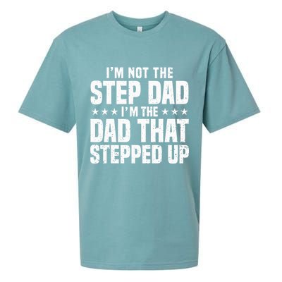 Cool Step Up Dad Father Worlds Best Stepdad Ever Sueded Cloud Jersey T-Shirt