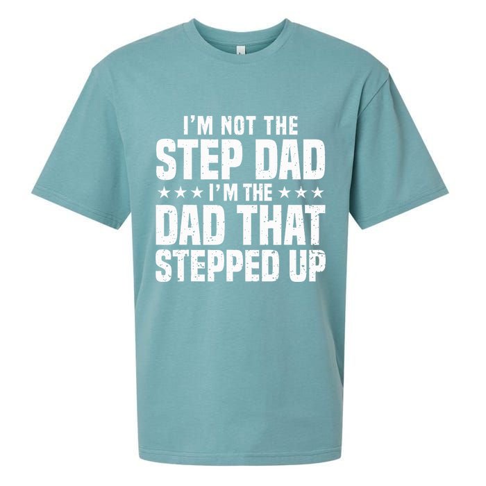 Cool Step Up Dad Father Worlds Best Stepdad Ever Sueded Cloud Jersey T-Shirt