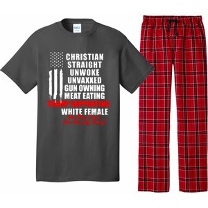 Christian Straight Unwoke Unvaxxed Gun Owning Meat Eating Trump Supporter Female Pajama Set