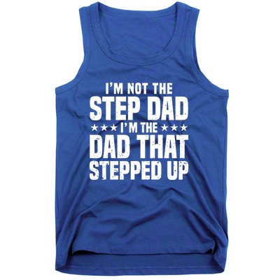 Cool Step Up Dad Father Worlds Best Stepdad Ever Gift Tank Top