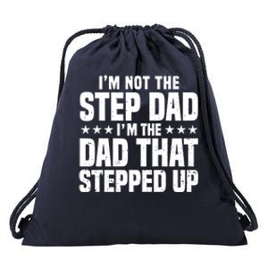 Cool Step Up Dad Father Worlds Best Stepdad Ever Gift Drawstring Bag