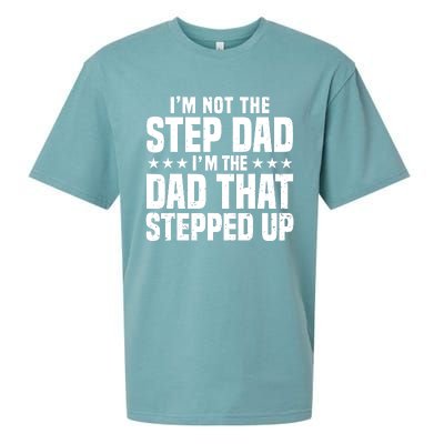 Cool Step Up Dad Father Worlds Best Stepdad Ever Gift Sueded Cloud Jersey T-Shirt