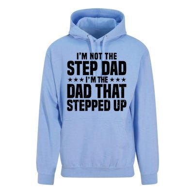 Cool Step Up Dad Father Worlds Best Stepdad Ever Gift Unisex Surf Hoodie