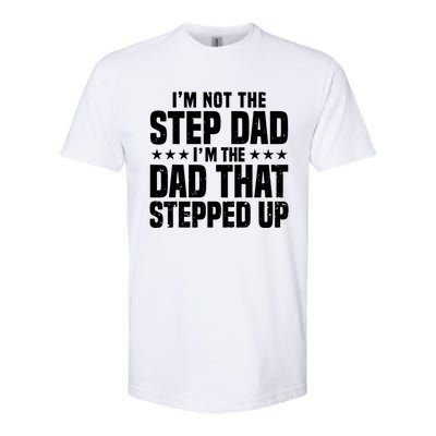 Cool Step Up Dad Father Worlds Best Stepdad Ever Gift Softstyle® CVC T-Shirt