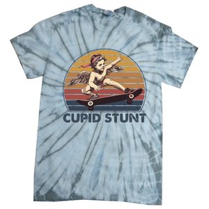 Cupid Stunt Unhinged Cringe Funny Inappropriate Embarrassing Tie-Dye T-Shirt